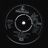 THE BEATLES Back In The U.S.S.R. Vinyl Record 7 Inch Parlophone 1976.